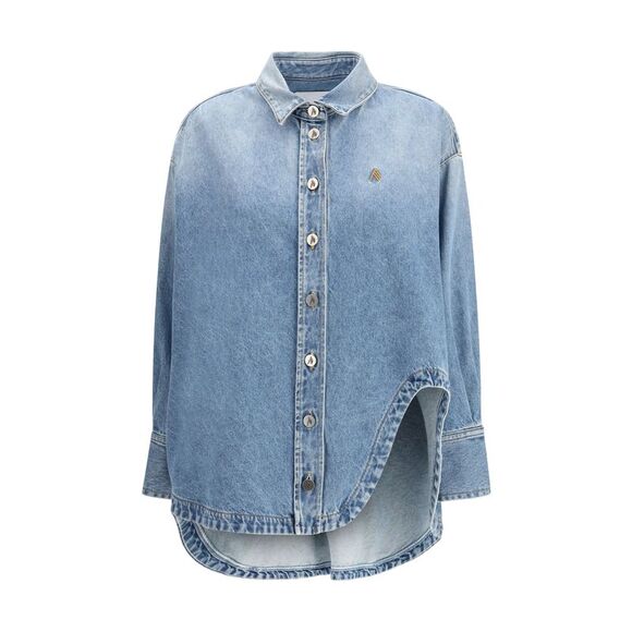 The Attico Women Denim Shirt